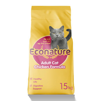 Econature Tavuklu Yetişkin Kedi Maması 15kg