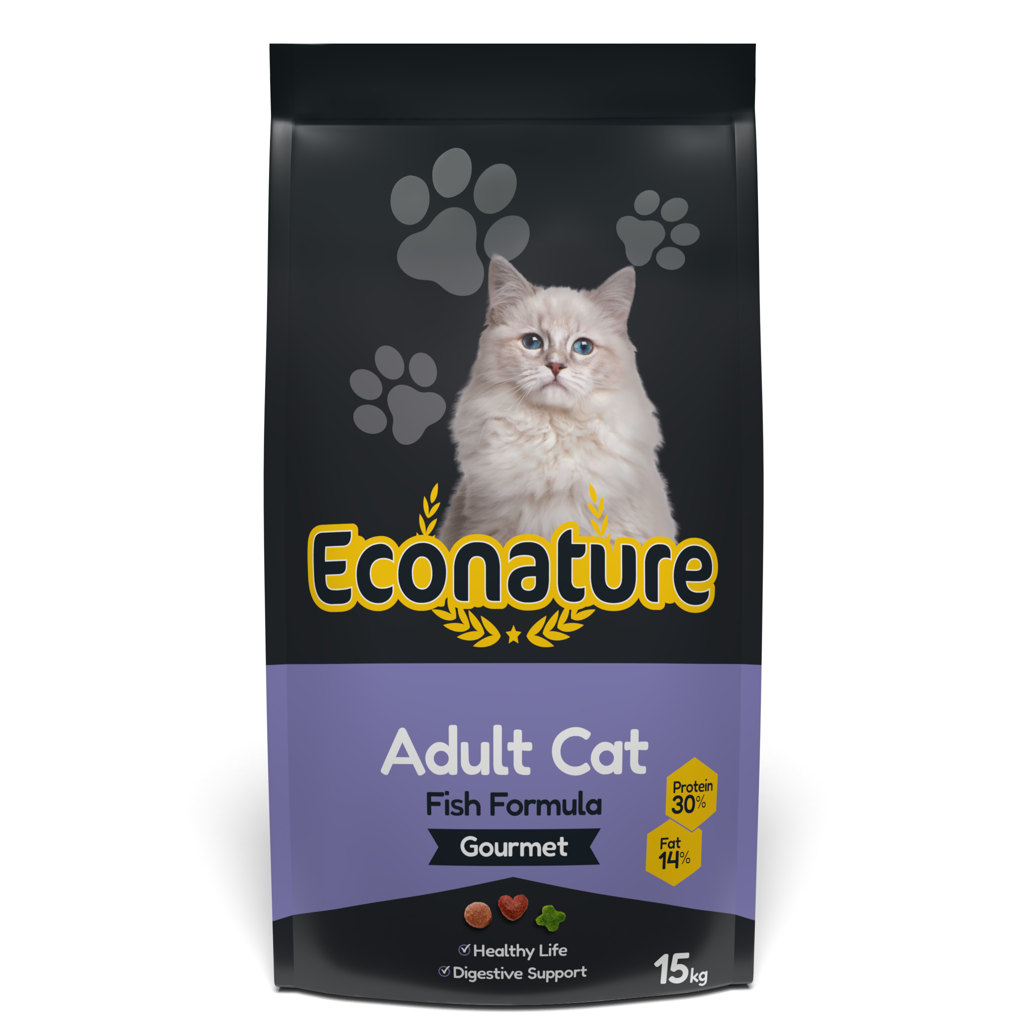 Econature Gourmet Adult Cat Food Fish Formula
