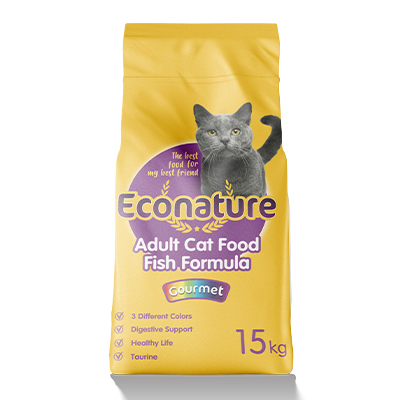Econature Gourmet Balıklı Yetişkin Kedi Maması 15kg