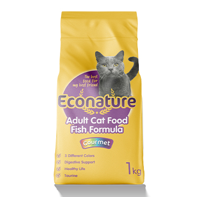 Econature Gourmet Balıklı Yetişkin Kedi Maması 1kg