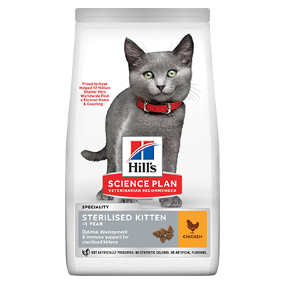 HILL'S SCIENCE PLAN Sterilised Kitten Food Chicken