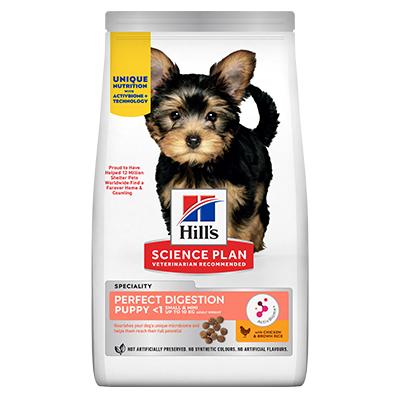 HILL'S SCIENCE PLAN Perfect Digestion Small & Mini Tavuklu Yavru Köpek Maması