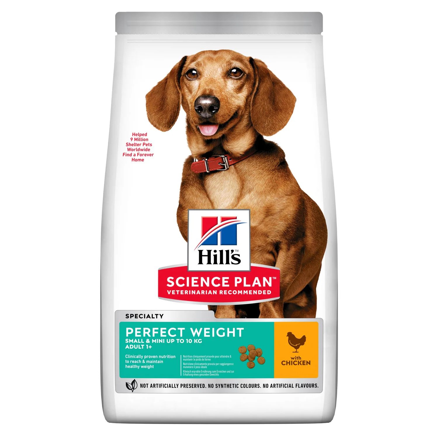 HILL'S SCIENCE PLAN Perfect Weight Küçük & Mini Yetişkin Tavuklu Köpek Maması