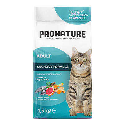 Pronature Adult Cat Anchovy Formula (Daily Protect) 1,5kg