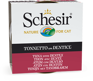 Schesir For Cat Jöle İçerisinde Ton ve Sinarit Balıklı Kedi Maması 85g