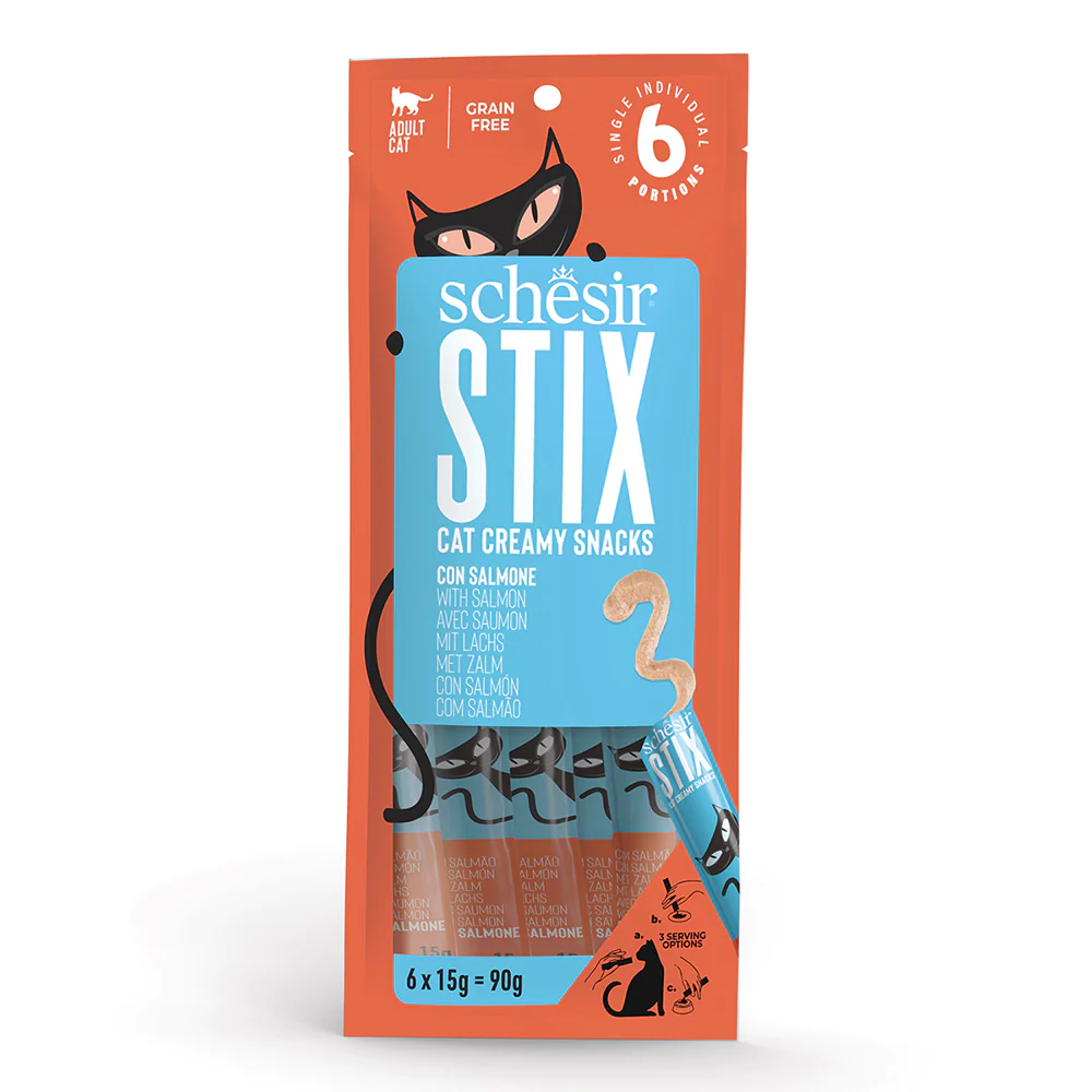 Schesir Stix Somonlu Krem Pouch 6 x 15g