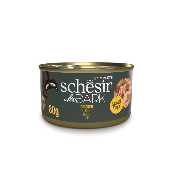 Schesir After Dark Tavuklu Et Suyunda Konserve 80g
