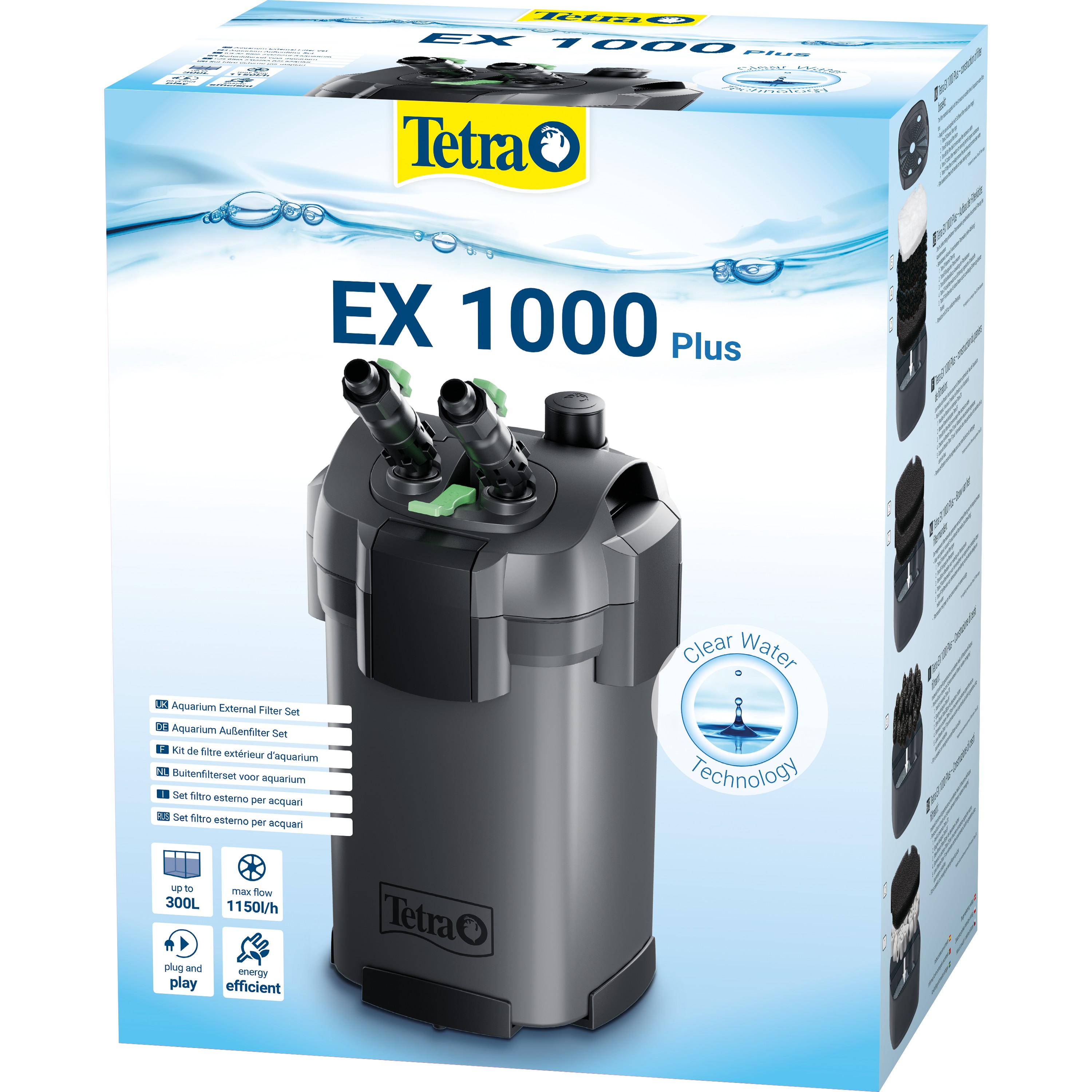 Tetra EX 1000 Plus Tam Takım Dış Filtre Seti