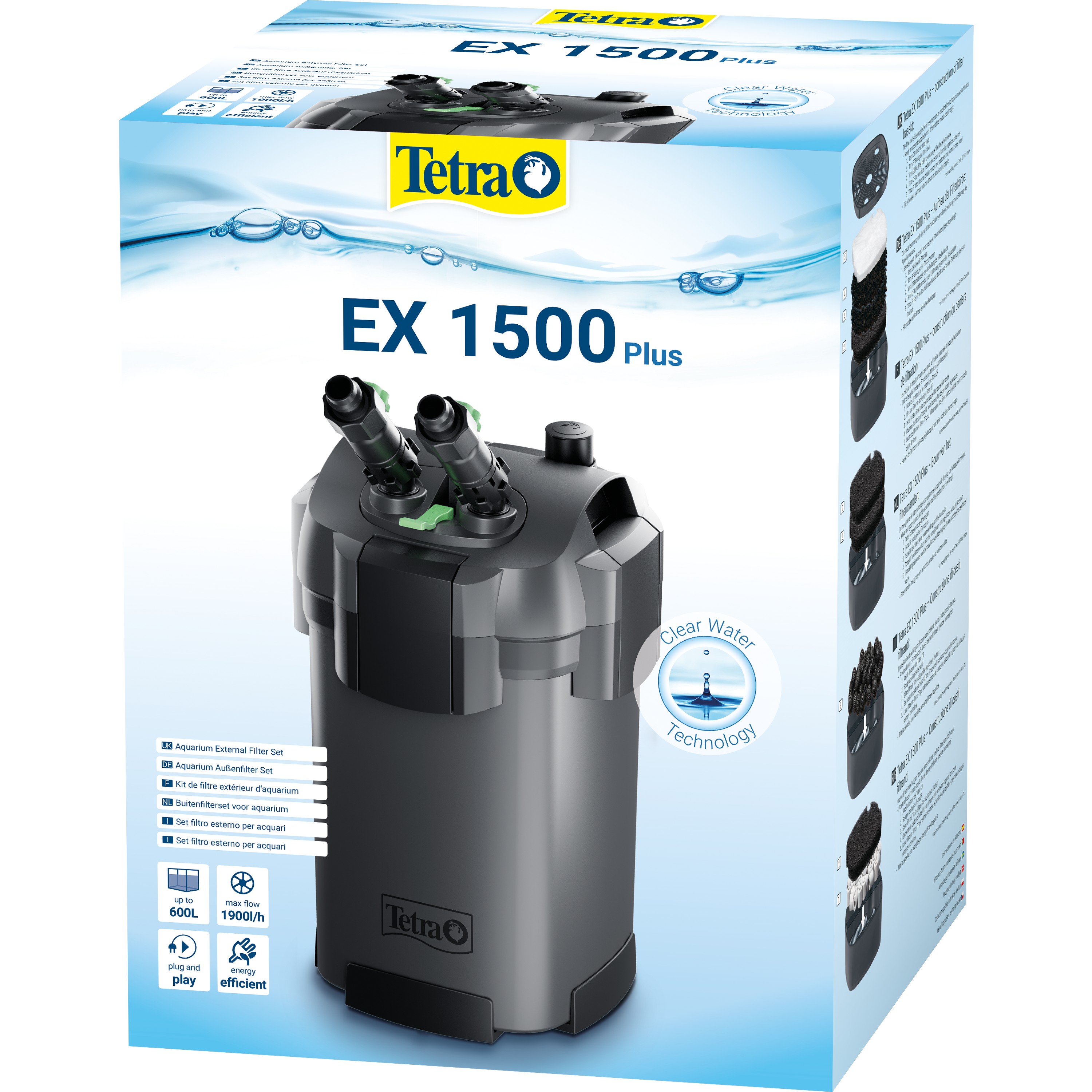 Tetra EX 1500 Plus Tam Takım Dış Filtre Seti