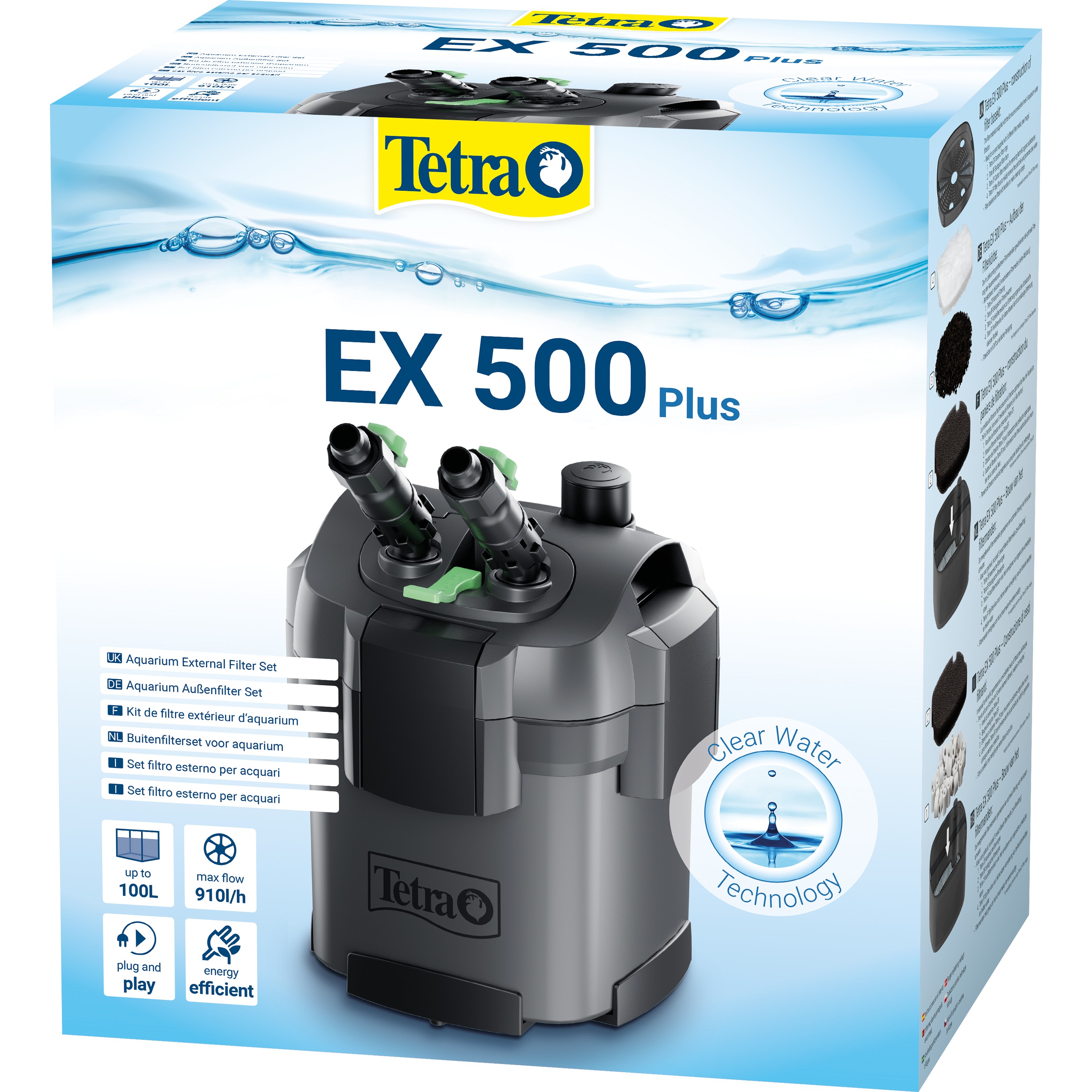 Tetra EX 500 Plus Tam Takım Dış Filtre Seti
