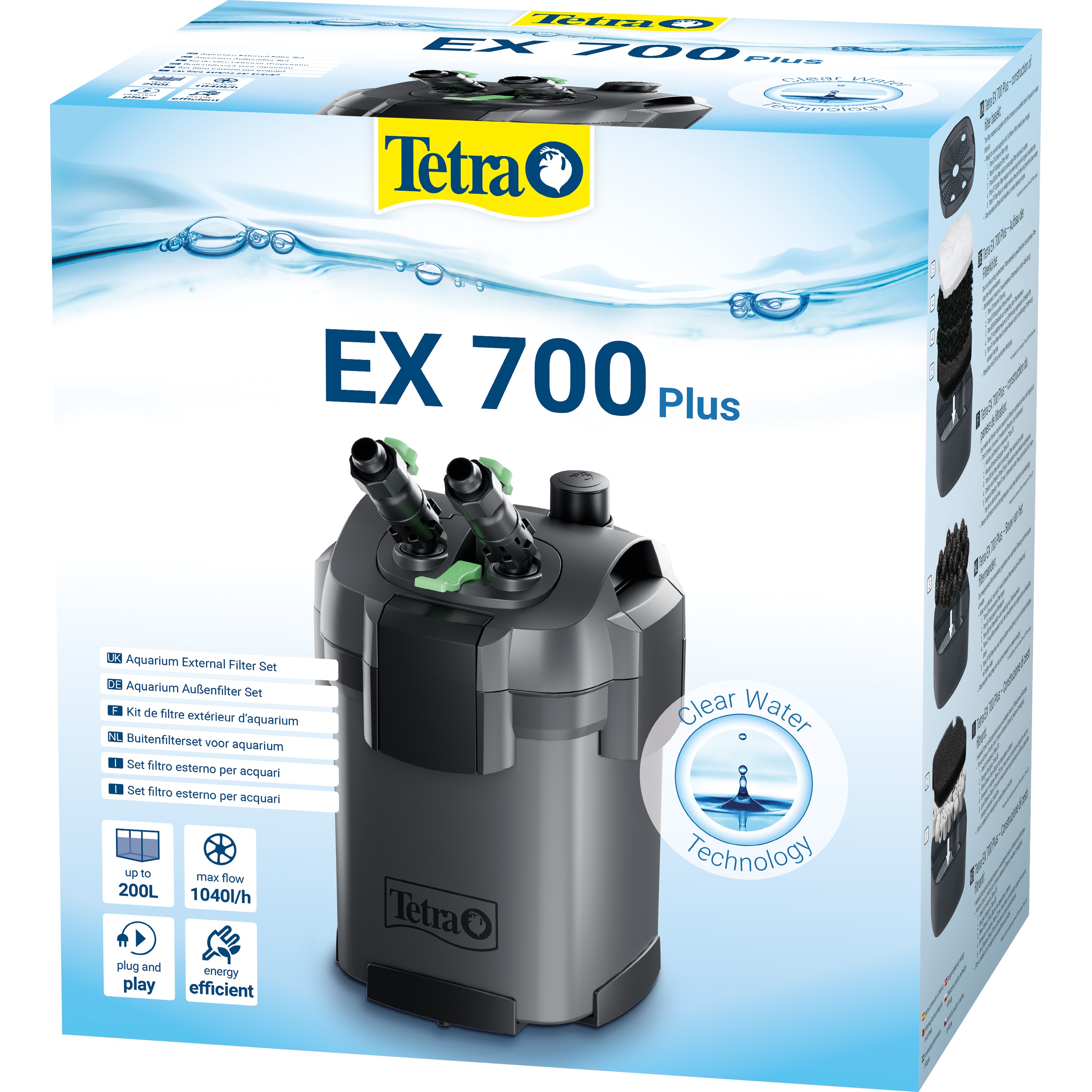 Tetra EX 700 Plus Tam Takım Dış Filtre Seti