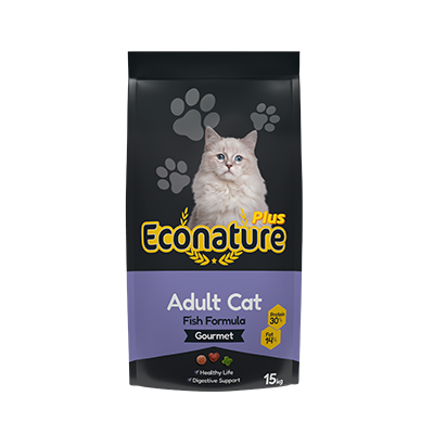 Econature Plus Gourmet Adult Cat Food Fish Formula