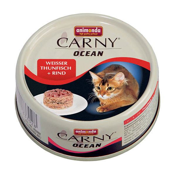 Animonda Carny Ocean Ton Balıklı ve Sığır Etli Konserve Kedi Maması