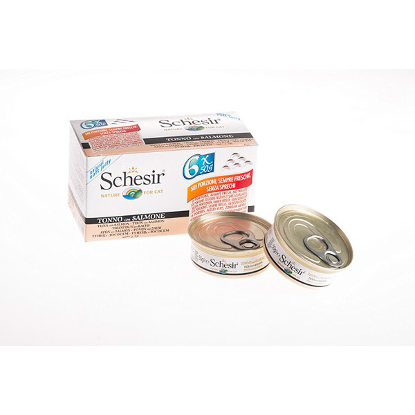 Schesir For Cat Multipack Salmon 50g x 6