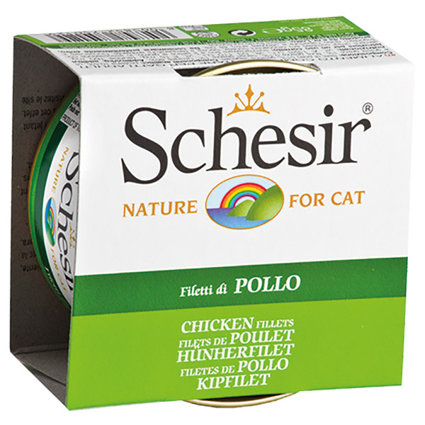 Schesir For Cat Jöle İçerisinde Tavuk Filetolu ve Pirinçli Kedi Maması 85g