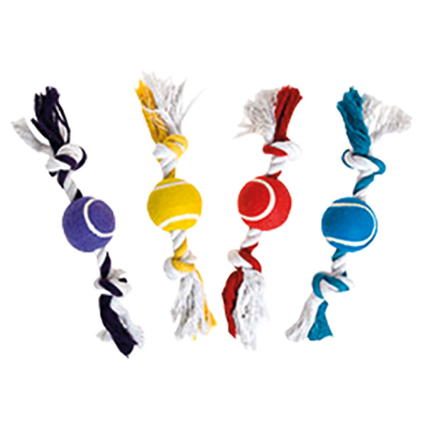 RENKLİ İKİ DÜĞÜMLÜ TENİS TOPU