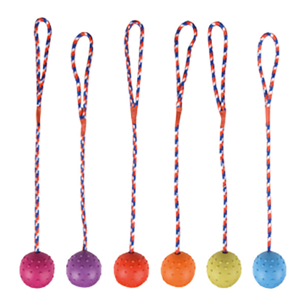 RENKLİ İPLİ KAUÇUK TOP 5,5CM