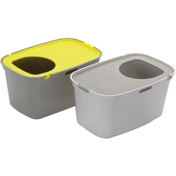 TOP CAT 59CM GRİ/SARI KAPAKLI