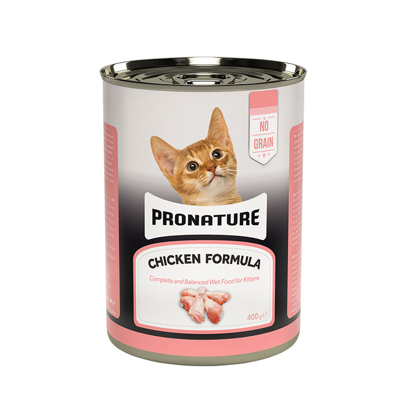 Yavru Kediler için Tavuk Etli Püre