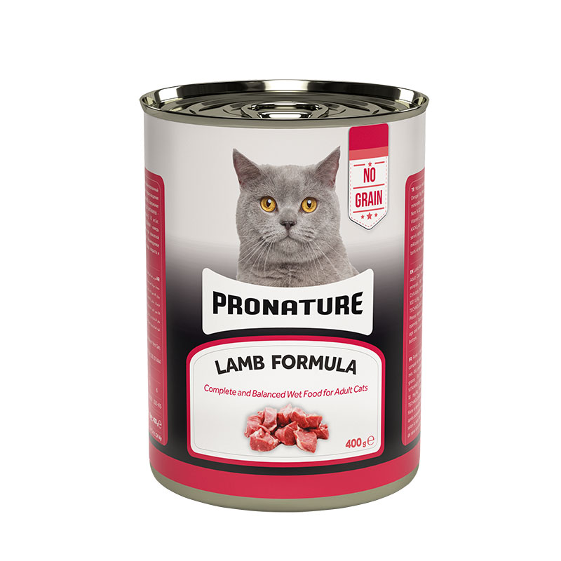 Yetişkin Kediler için Kuzu Etli Püre