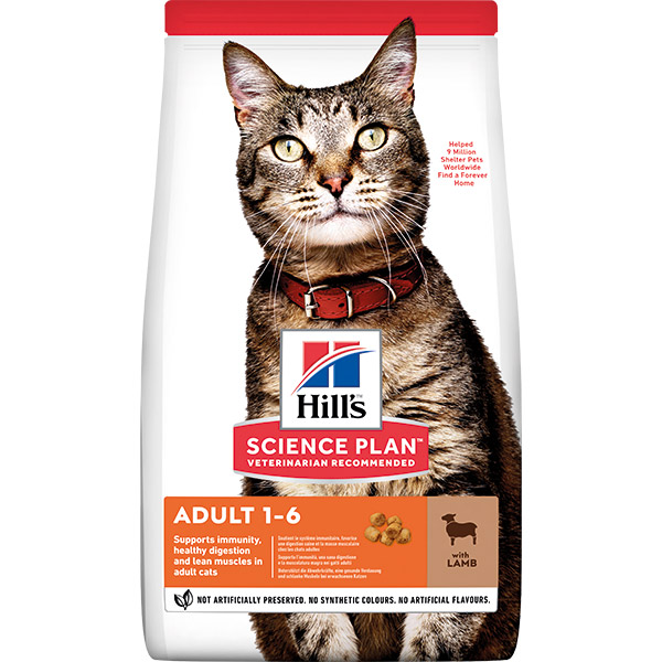 HILL'S SCIENCE PLAN Adult Cat Food with Lamb