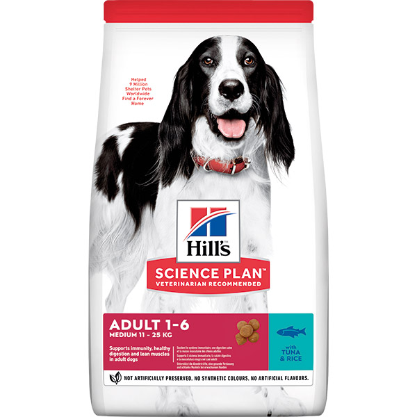 HILL'S SCIENCE PLAN Medium Adult Ton Balıklı ve Pirinçli Köpek Maması